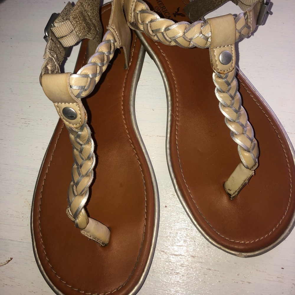 American Eagle Braided Sandals
